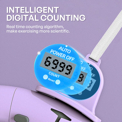 Leann L!fe 11+1 Spare Knots Waist 36" with Counter, Smart Weighted Hula Hoop for Adults Weight Loss, Infinity Hoop, Children Adult Home Outdoor Fitness Exercise, Abdominal Toner, Purple