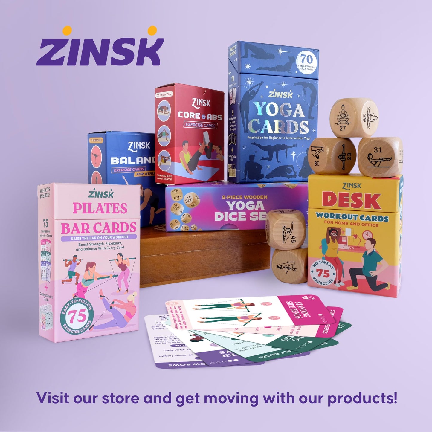 Abs and Core Exercise Cards – 75+ Workout Cards to Help Build Core Strength, Stability, Outdoor, Work from Home Fitness Workout