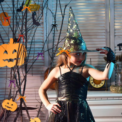 20 Rolls 40 Yards Halloween Ribbons Thin Grosgrain Ghost Skull Pumpkin Spider Witch Printed Ribbon 3/8" for Halloween Craft Wrapping Holiday DIY Party Decoration