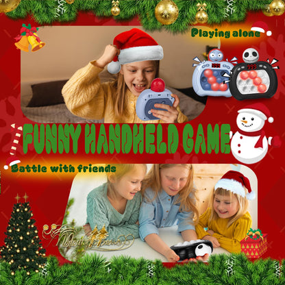 Halloween Pop Game Light Up Fidget Toy,Nightmare Be Christmas Toys for Kids Girls Boys Toddler Adult,Halloween Game Toy,Halloween Party Favors Trick or Treat Gifts