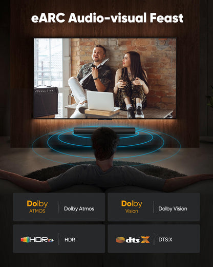 Highwings 8K 10K 4K HDMI 2.1 Cable 48Gbps 6.6FT/2M, Certified Ultra High Speed HDMI Cable Braided Cord-4K@120Hz 8K@60Hz, DTS:X, HDCP 2.2 & 2.3, HDR 10 Compatible with Roku TV/PS5/HDTV/Blu-ray