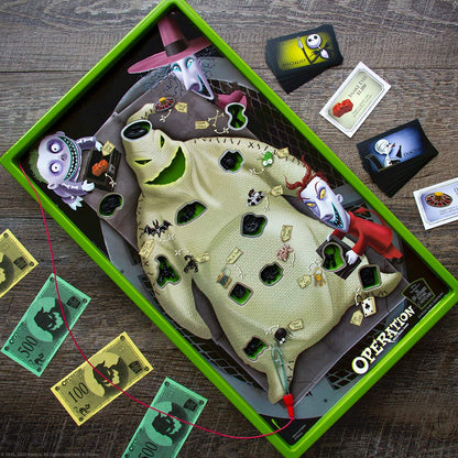 Operation: Disney The Nightmare Before Christmas Board Game | Collectible Operation Game | Featuring Oogie Boogie & Nightmare Before Christmas Artwork, 1+ Players