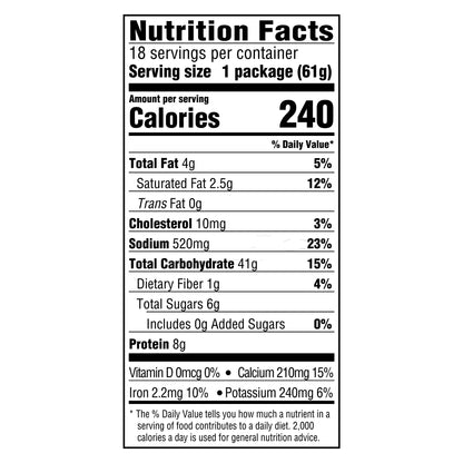 Kraft Easy Mac Original Mac & Cheese Macaroni and Cheese Dinner Microwavable Dinner, 18 ct Packets