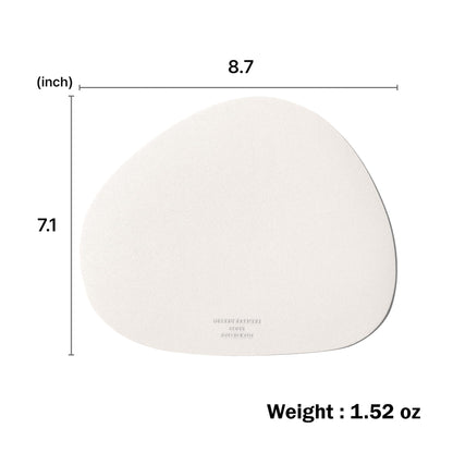 GREEDY FARMERS Mouse pad, Non-Slip Washable Waterproof Computer Mouse pad (Vanilla Cream)