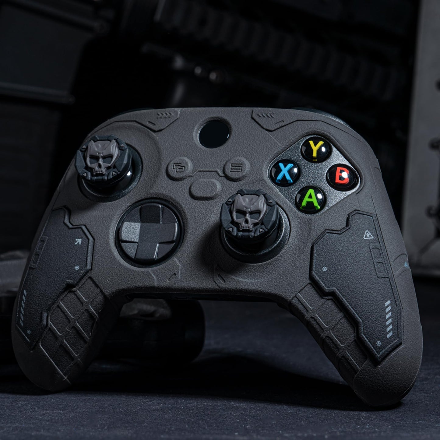 GeekShare G.S.TAC Tactical Controller Skin Grips Set, Anti-Slip Silicone Protective Cover Skin Case for Xbox Series X/S Controller with 2 Thumb Grip Caps