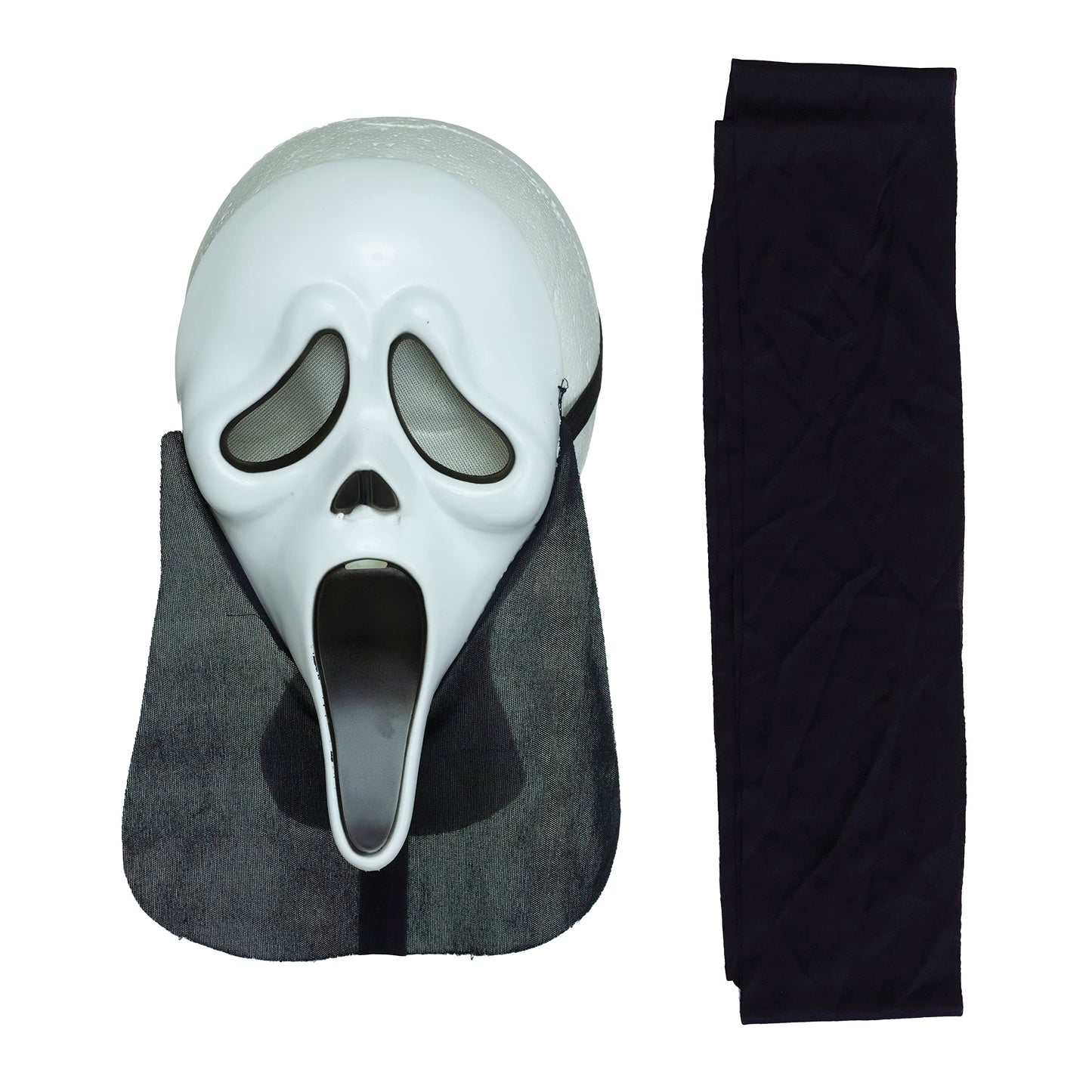Fun World mens Adult Scream Ghost Face Costume, Black, One Size US