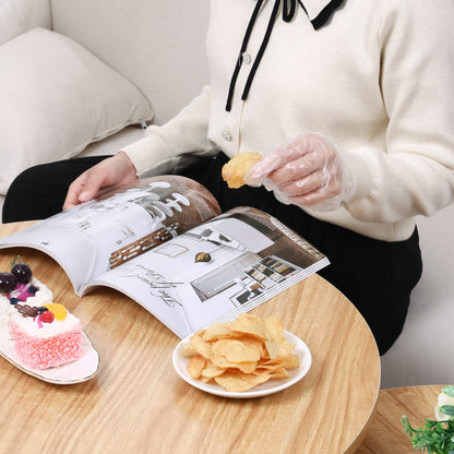 Disposable Food Prep Gloves - 500 PCS Disposable Plastic Gloves forFood Safe, Food Handling, Cooking，One Size Fits Most