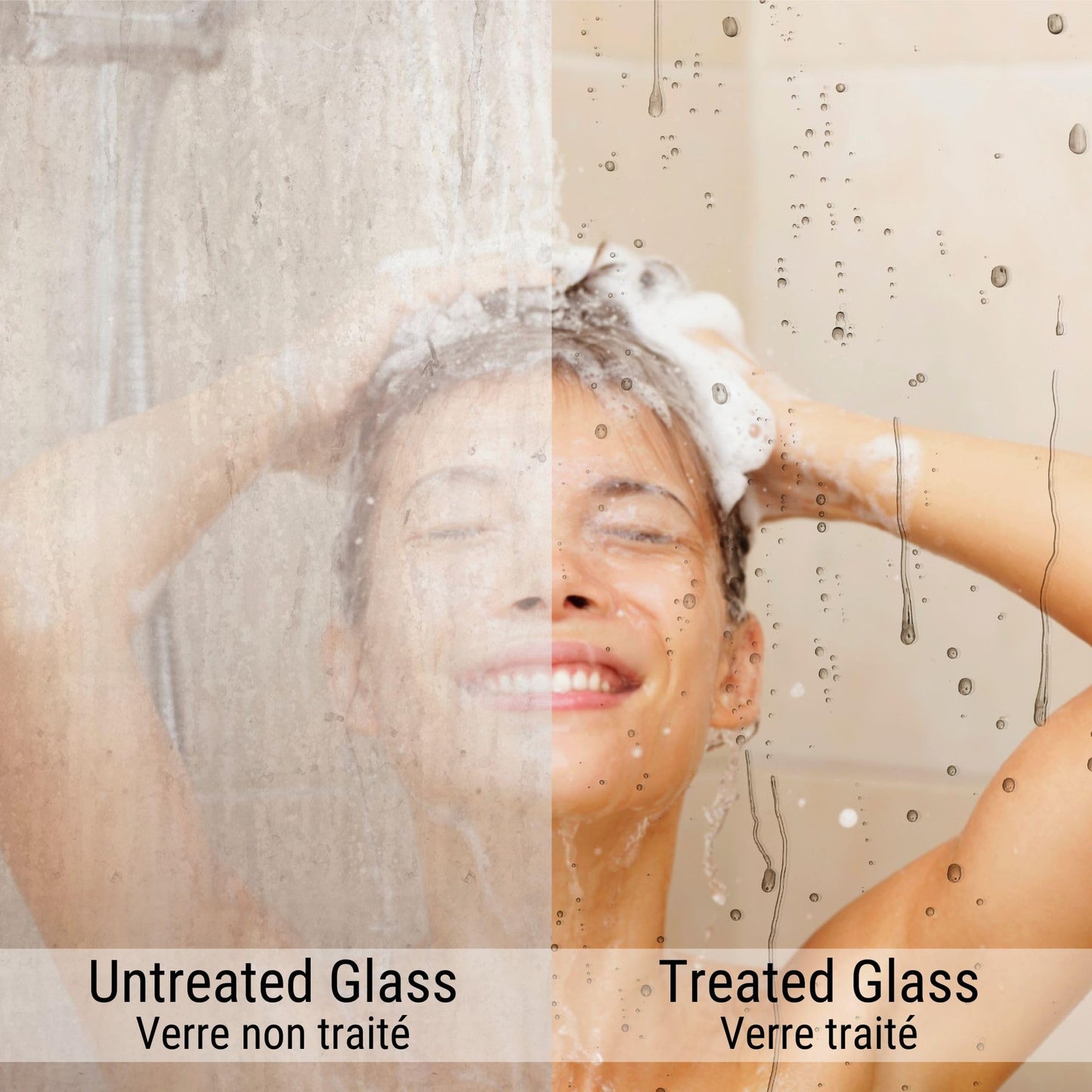 EnduroShield Glass Treatment Kit - Advanced Protection for Glass Surfaces - Repels Soap Scum, Grime & Dirt Without Harsh Chemicals - 4.2 fl oz
