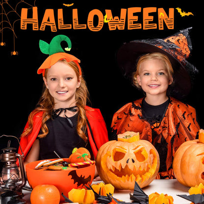 Farochy Halloween Headband Pumpkin Hat Headbands Halloween Pumpkin Headband Pumpkin Headwear Pumpkin Headdress