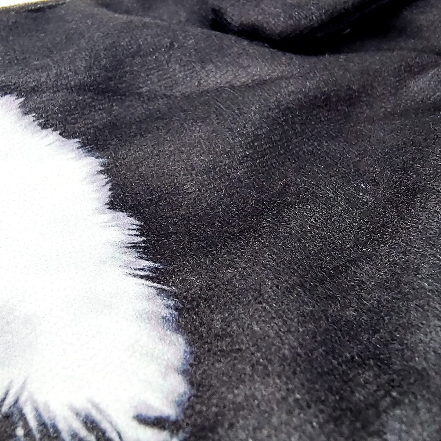 Hawgiman Hand Towels for Bathroom Kitchen,Cute Cat Quick-Dry Hanging Hand Towels Decorative for Bathroom Face Towels,Funny Gifts for Cat Lovers (Black)