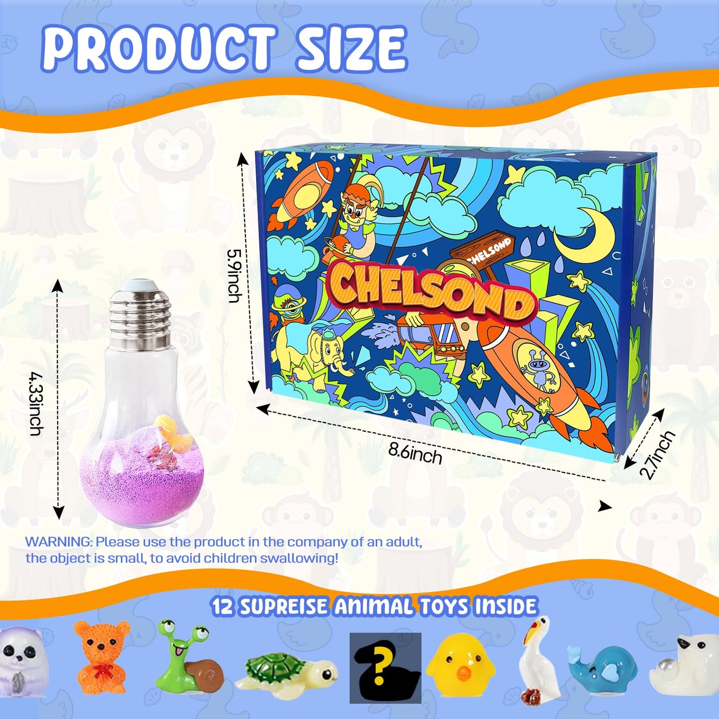 Kids Bath Bombs Potions with Surprise Inside: 6 Pack Organic BathBombs with 12 Mini Toys Easter Gift Set Rich in Natural Essential Oils, Fun Science Toddler Bath Bombs Fizzies for Dry Skin Moisturize