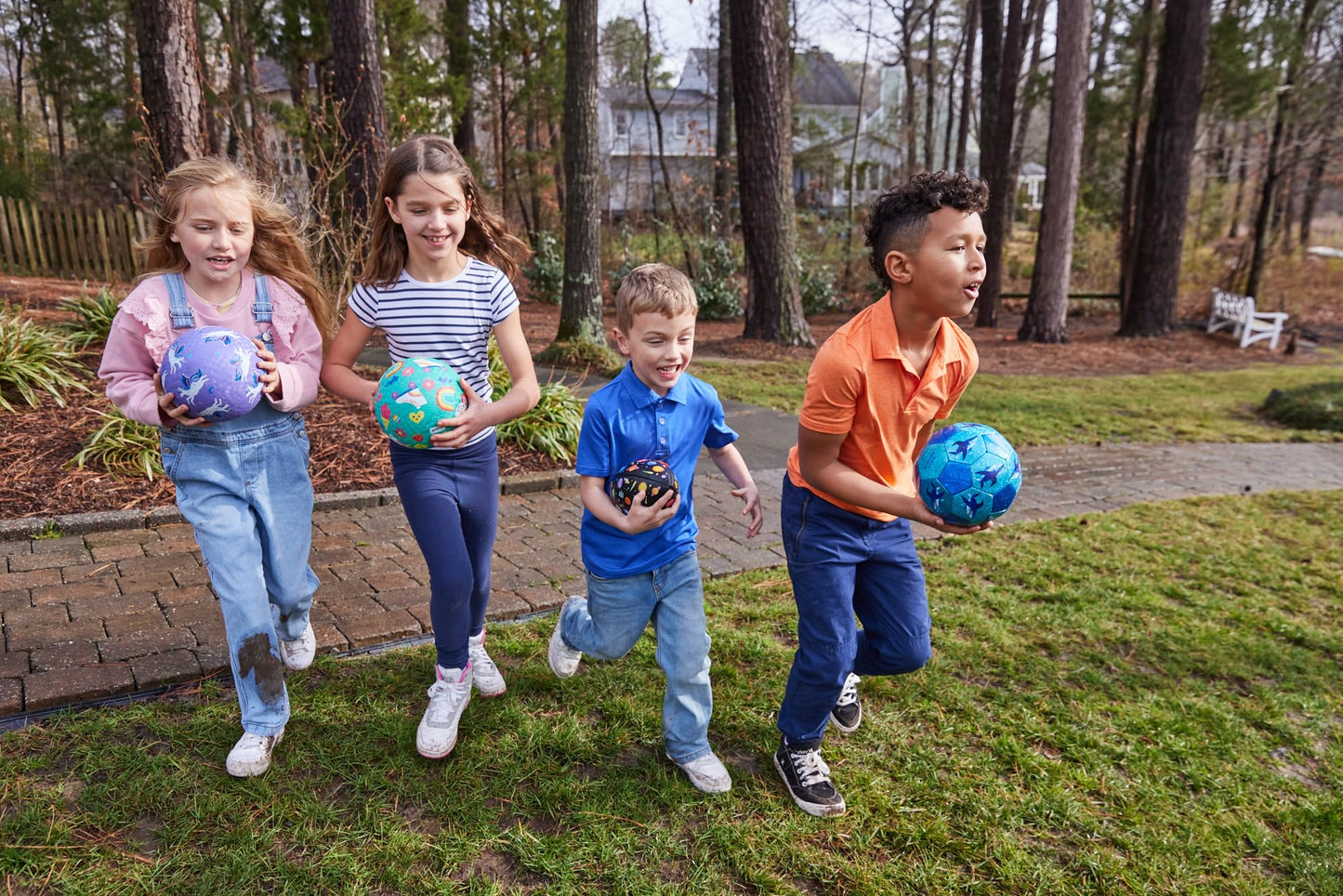 Crocodile Creek Playground Ball - Durable Rubber Ball for Kids Ages 3 and Up - Bouncy Inflatable Ball for Kickball, Indoor Games, and Outdoor Sports - PVC-Free - Bugs and Spiders - 5-inch Diameter