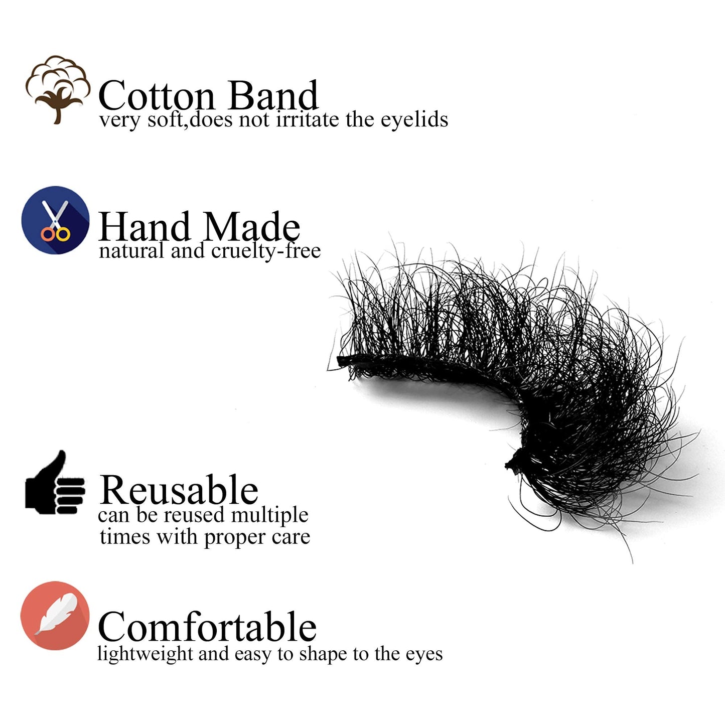 Fluffy Mink Lashes viEYEve False Eyelashes Natural Real Mink Lashes Fluffy Long 5D Dramatic Eyelashes for Women Full Lashes Durable Reusable Mink Eyelashes Messy Bomb1 pair