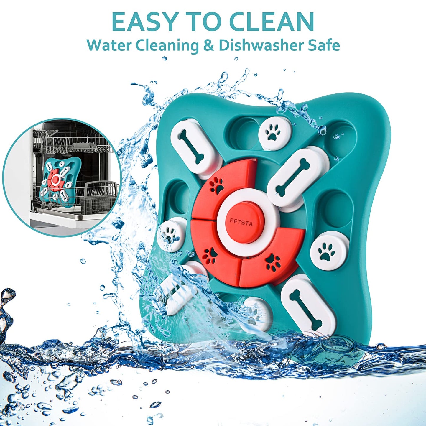 Dog Puzzle Toys - Interactive, Mentally Stimulating Toys for IQ Training & Brain Stimulation - Gift for Puppies, Cats, Dogs