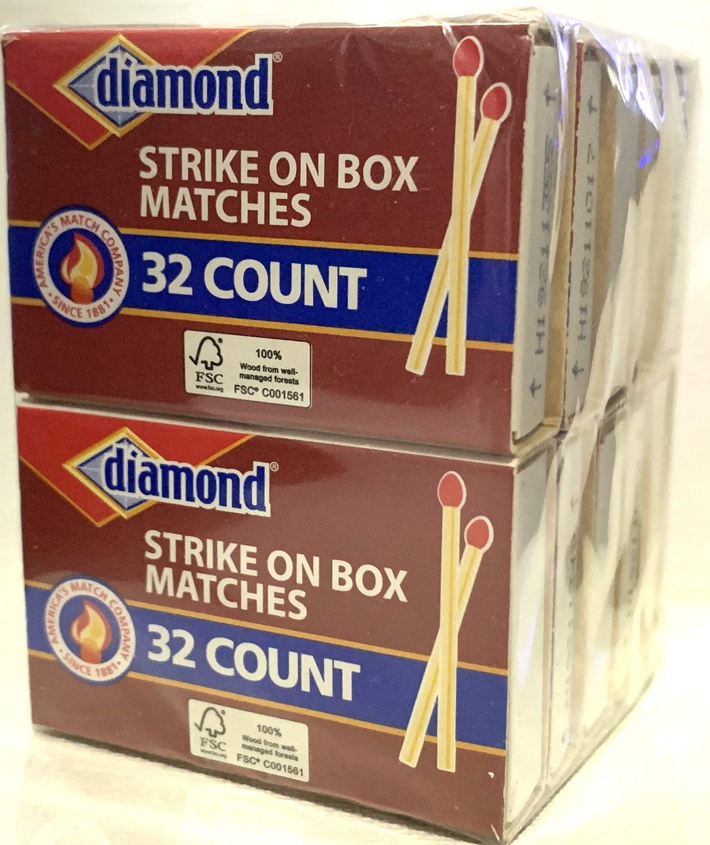 Diamond Greenlight Strike on Box Matches, 32 Count (Pack of 10)
