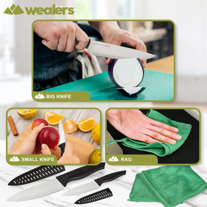 12 Piece Camp Kitchen Cooking Utensil Set Travel Organizer Grill Accessories Portable Compact Gear for Backpacking BBQ Camping Hiking Travel Cookware Kit Water Resistant Case (Green)