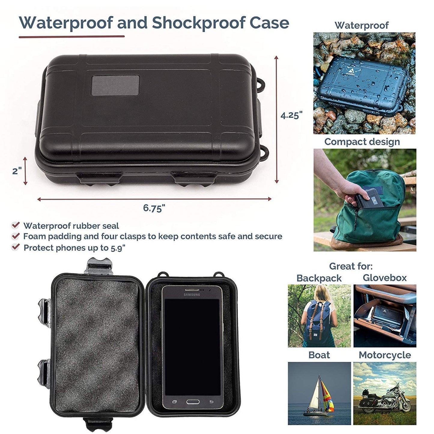 JINAGER Survival Gear Kits Outdoor Survival Gear Tool for Trip,with Fire Starter, Whistle, Wood Cutter, Tactical Pen for Camping, Hiking, Climbing for Wilderness/Trip/Cars/Hiking/Camping