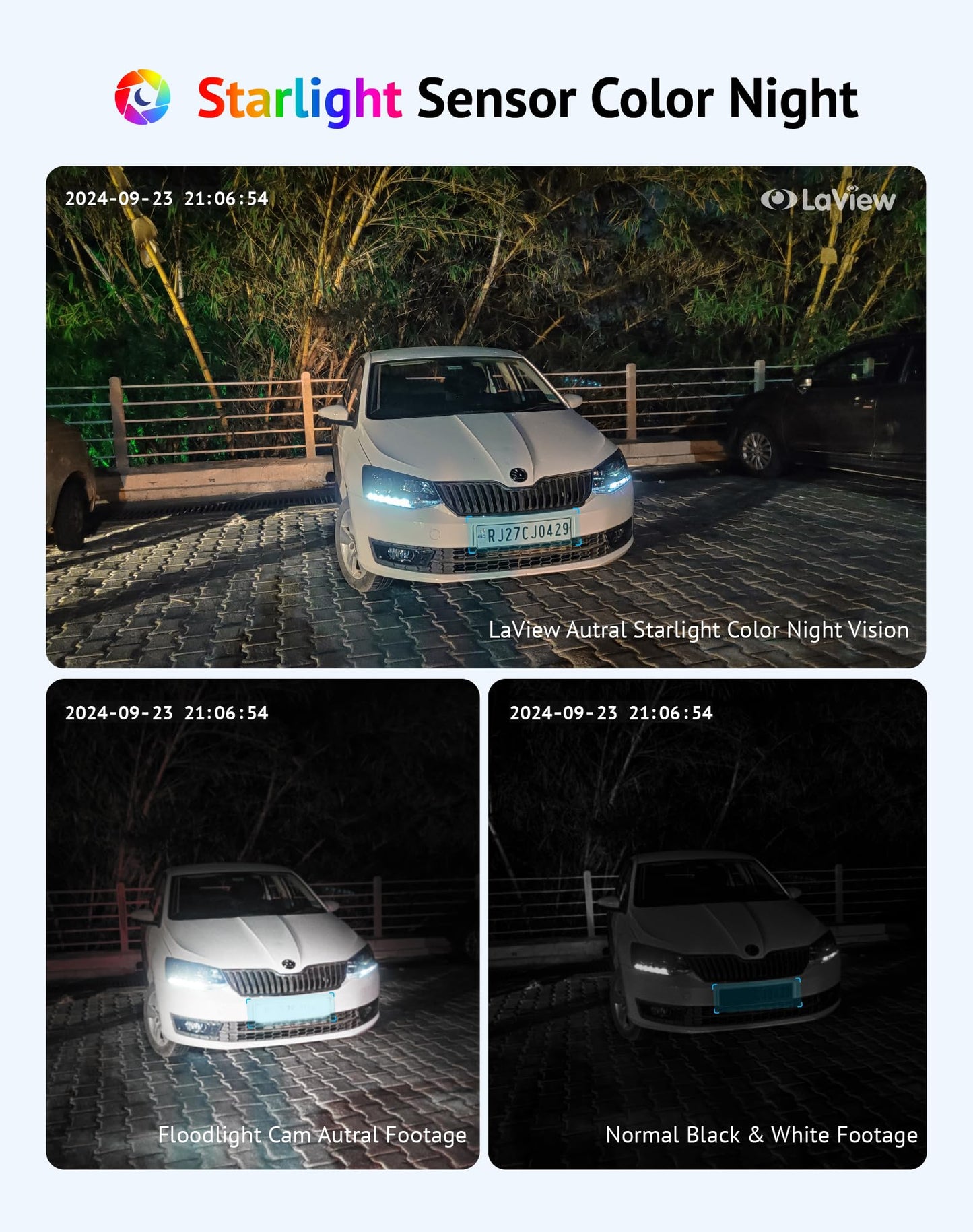 LaView 4K Outdoor Security Cameras,8MP HD Cameras for Home Security with AI Human Detection,IP65 Waterproof,2-Way Talk,Clear Night Vision,2.4G WiFi,SD Card Slot&US Cloud Storage,Work with Alexa(4pcs)