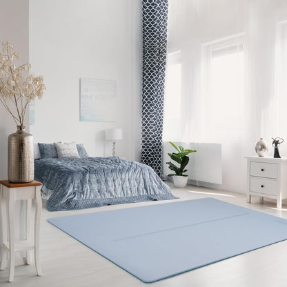 Large Yoga Mat (6'x4') – 1/4" & 1/2" Thick Exercise Mats for Home Workout, Extra Wide Workout Mats for Home Gym, Yoga, Pilates, Stretching, Floor & More