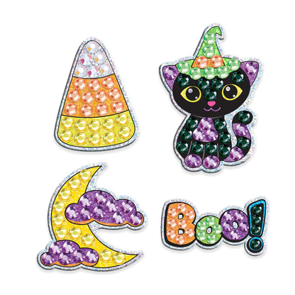 Creativity for Kids Big Gem Diamond Painting Kit - Halloween Stickers and Suncatchers - Spooky DIY Crafts for Kids, Trick or Treat Activities and Gifts for Kids (Ages 6+)