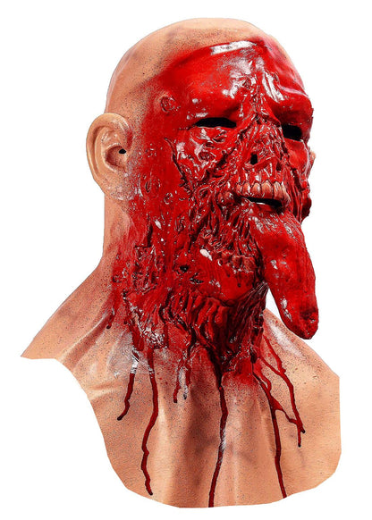 LEKA NEIL Halloween mask-Scary mask-Zombie mask-Vampire Mask-Creepy Costume Corpse Party Overhead Mask (Red-B)