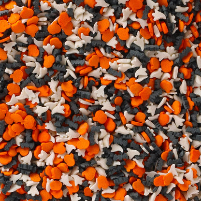 Halloween Sprinkles Bulk - 1.7 LB - Bat, Pumpkin & Ghosts Confetti Sprinkles - Spooky Toppings - Great for Cookies, Cupcakes, Fall