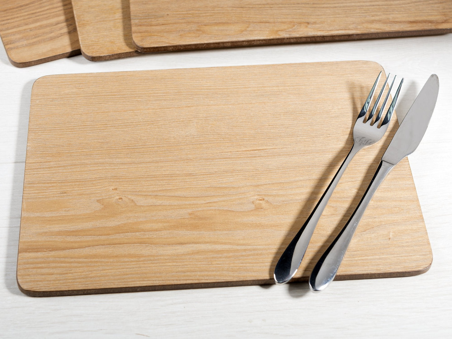 Creative Tops Oak Veneer Placemats, Set of 4, 5115972