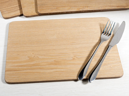 Creative Tops Oak Veneer Placemats, Set of 4, 5115972