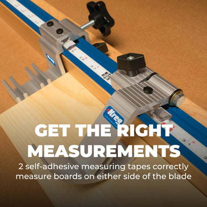 Kreg KMS8000 Precision Trak & Stops Kit - Track Guide for Miter Saw - Woodworking Saw Guide - Miter Saw Accessories - Woodworking Tools