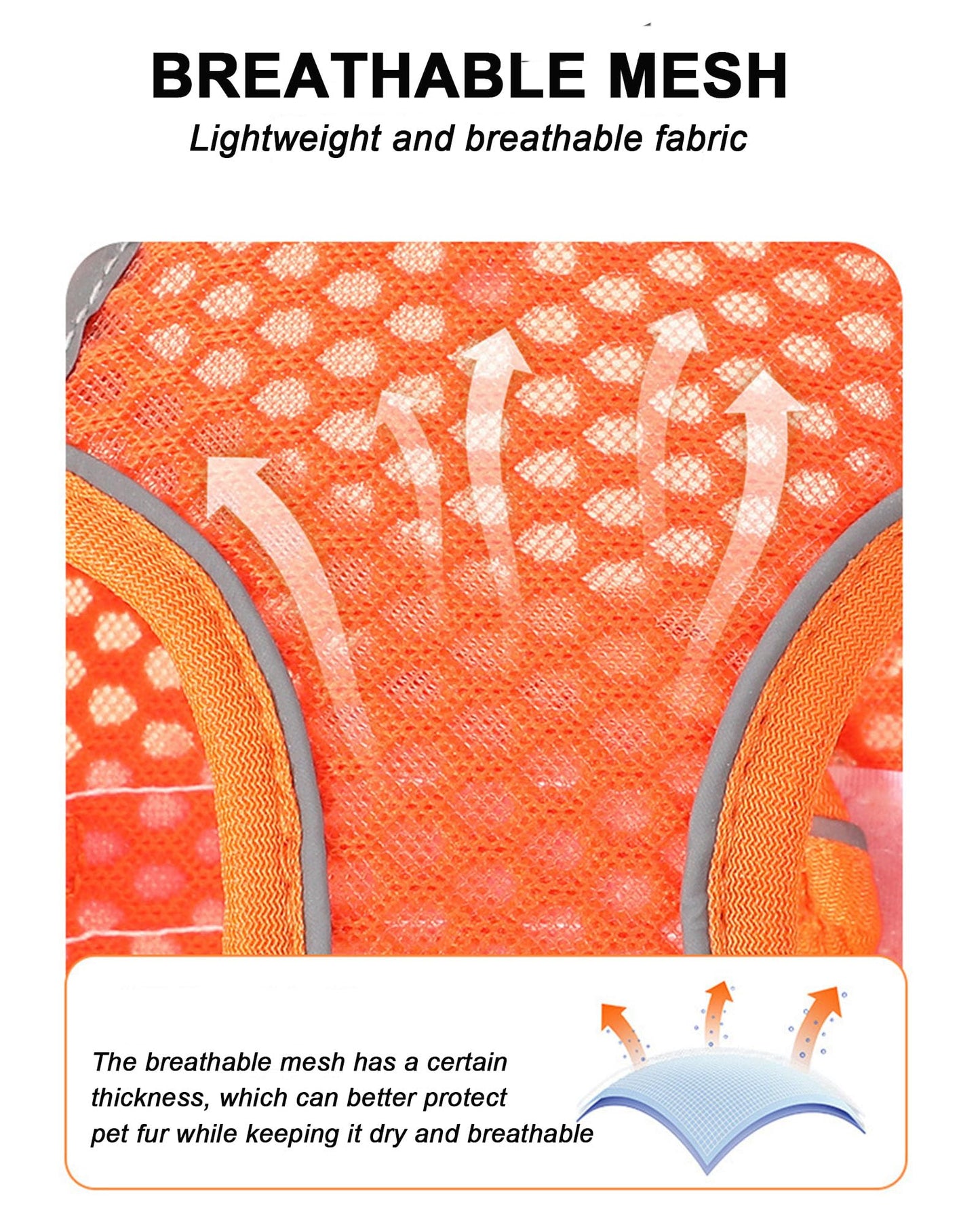 JUFOO XS Blue Soft Mesh Dog Harness and Leash Set,No Escape Puppy Harnesses for Training Walking， Reflective Adjustable Puppy Vest for Small Medium Dogs, Cats (Blue, XS)