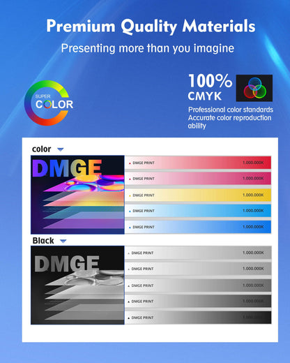 DMGE 045 Toner cartridges 045H - High Yield 4 Pack Replacement for Canon 045 Toner cartridges 045H Compatible with Canon Color imageClass MF632Cdw MF634Cdw LBP612Cdw MF632 MF634 Laser Printer