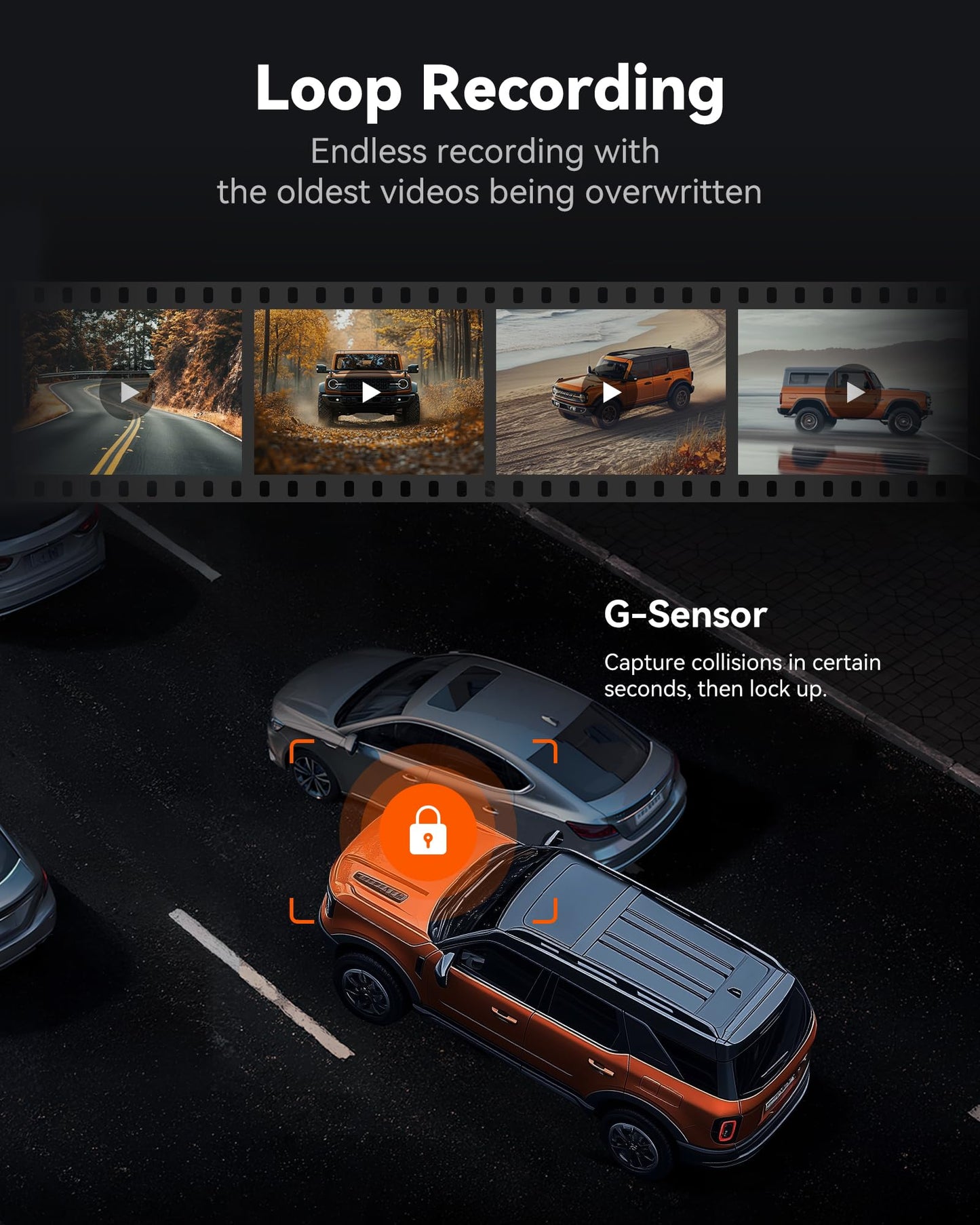 WOLFBOX G840S 12" 4K Mirror Dash Cam Backup Camera, 5.8GHz WiFi Smart Rearview Mirror for Cars & Trucks, Front and Rear View Dual Cameras, Night Vision, Parking Assistance, Included 32GB Card & GPS