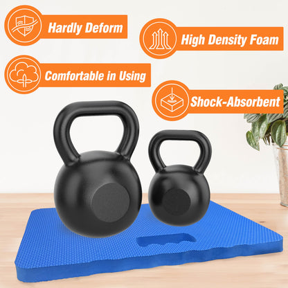 Gardzen 3 Pack Garden Kneeling Pad - for Gardening, Baby Bath, Yoga, Pilates, Exercise, 18"x11"x1", Blue