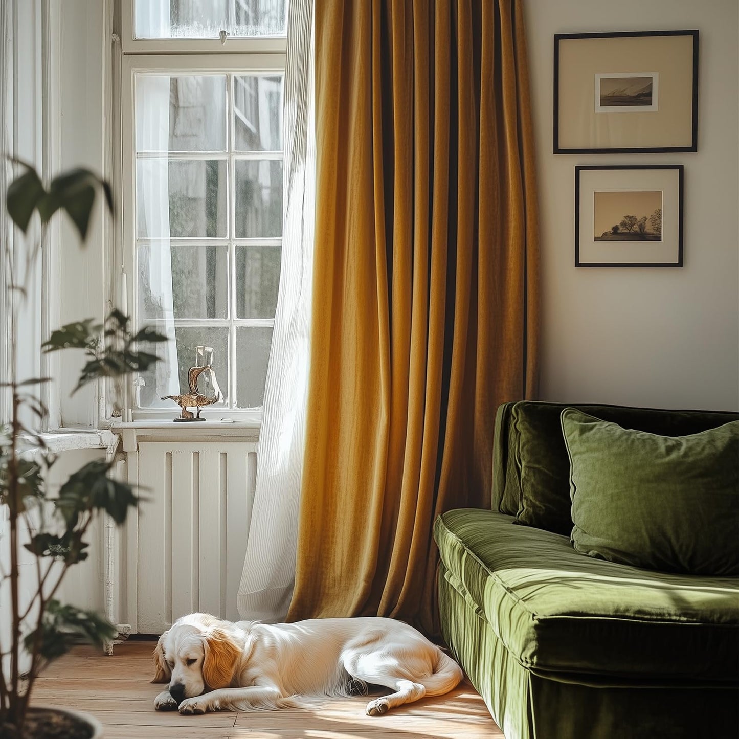 Lazzzy Velvet Blackout Curtains Brown Thermal Insulated Curtains 84 Room Window Drapes Super Soft Luxury Curtains for Living Room Bedroom Rod Pocket 2 Panels 84 Inch Long Gold Brown