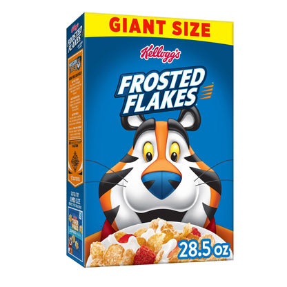 Kellogg's Frosted Flakes Breakfast Cereal, Fat Free, Giant Size, 28.5 oz