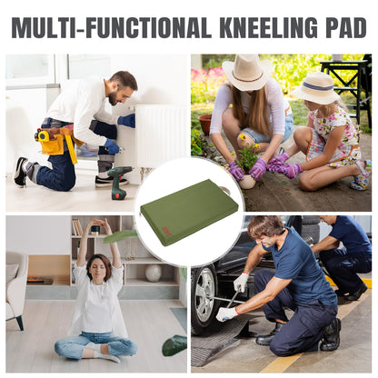 Large Knee Mat-Gardening Kneeler Pad-Thick Garden Sitting or Kneeling Pad Cushion-Construction Knees Support Board of Working,Repairing-Floor Knees Mat for Prayer,Fitness,Yoga,Gym & Pilates-Green