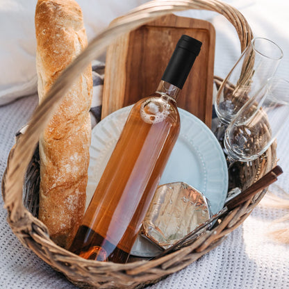 GUANENA 12 Pack 16oz Clear Glass Bottles with Cork Lids and PVC Shrink Capsules, 500 ml Empty Home Brewing Wine Bottles with Funnel for Sparkling Wine, Juice, Kombucha, Beverages