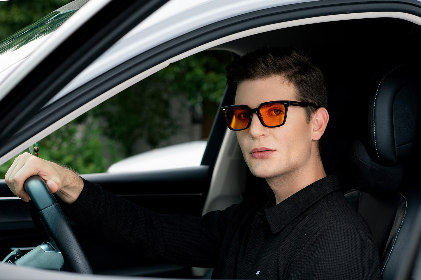 GLEASANNA 99.9% Blue Light Blocking Glasses for Men Women Computer Gaming Glasses Stop Eyestrain