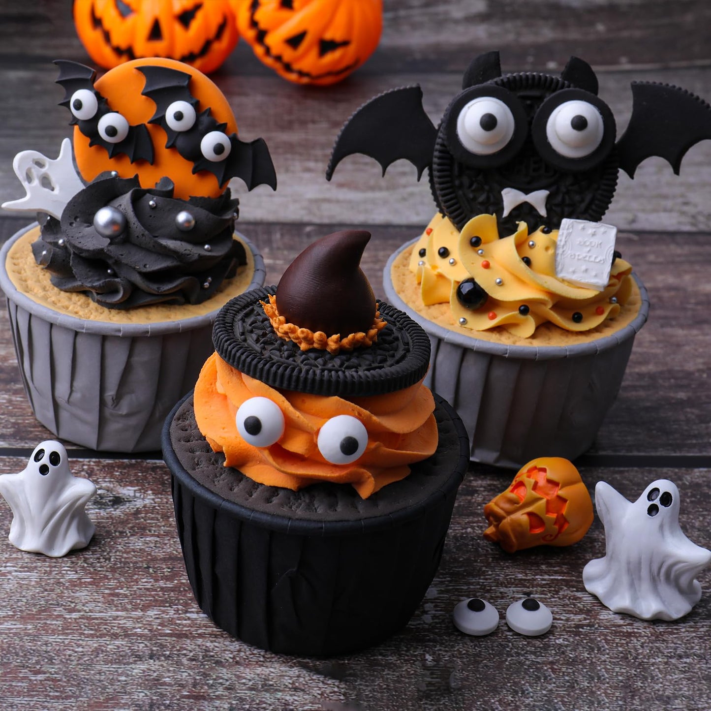 Edible Candy Eyes Sprinkles for Cake Decorating 4.58oz, Halloween Eyeball Sprinkles for Cookie Baking Ice Cream Brownie Cupcake Toppings