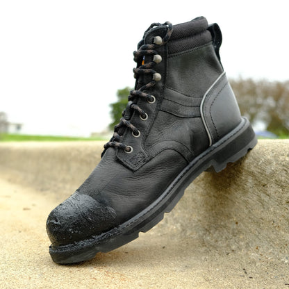 Leather Hero Toe Armor Boot Guard Brush on Work Boot Protector- Gives Your Boots Extra Life- 3oz (Black)