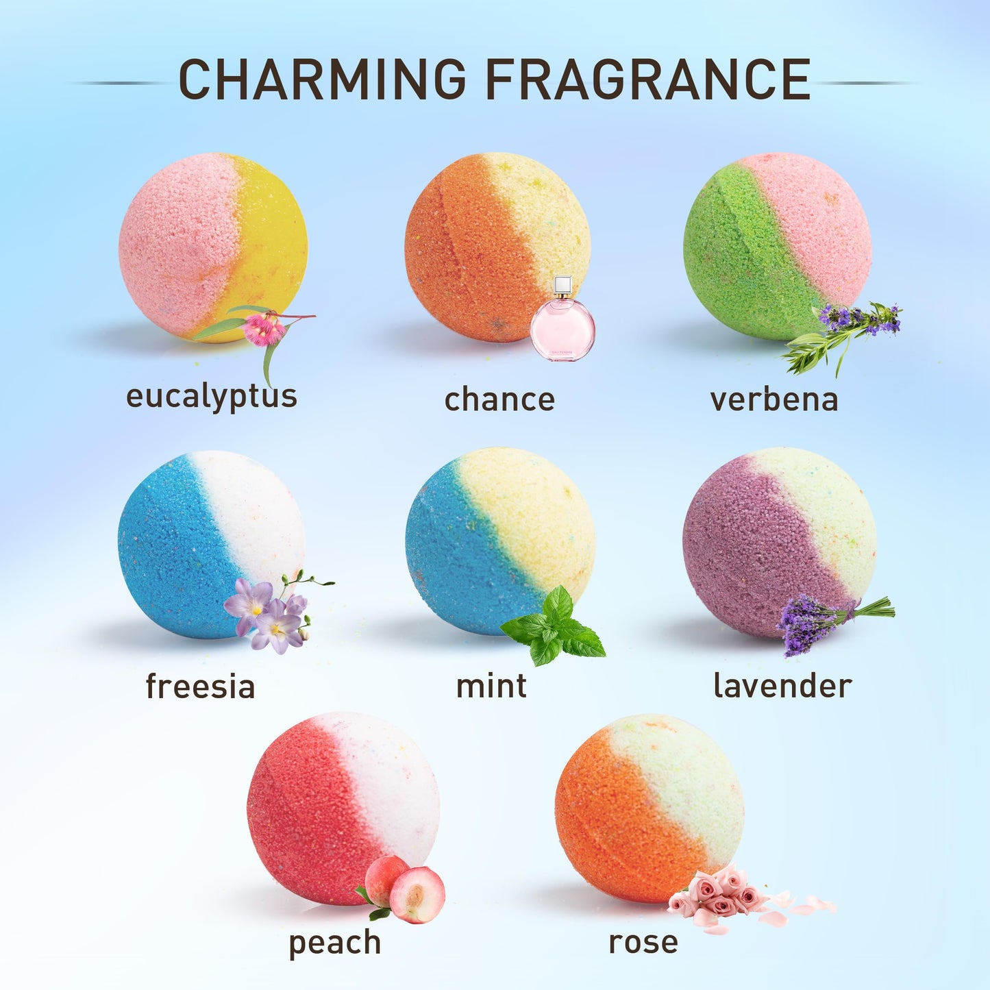 kainga Recka 48 Natural & Organic Bath Bombs for Women and Kids, Rich in Essential Oils, Relaxation and Stress Relief, BathBombs Gift Set for Mothers Day, Christmas, Valentines Day & Birthday