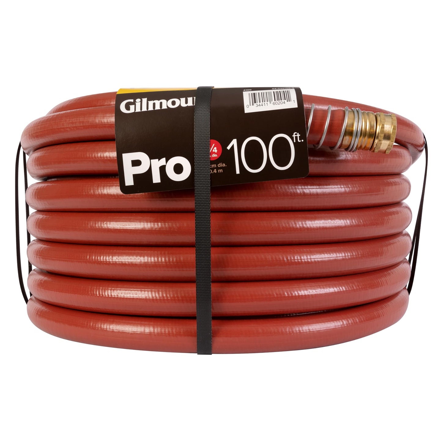 Gilmour Pro Commercial 3/4" x 100' Heavy Duty Water Hose, Durable and Kink Resistant 100 ft Garden Hose