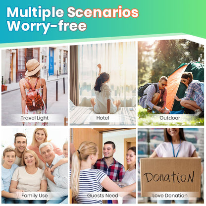 30 Pack Bulk Toothbrushes with Covers, Individually Wrapped Tooth Brush Pack for Adults & Kids, Disposable Toothbrush Medium Soft for Travel, Donations, Hotels