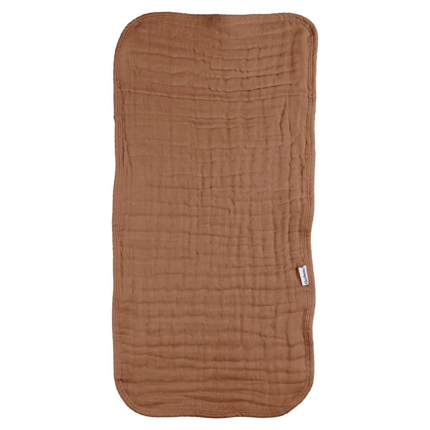 Gerber Baby Unisex Muslin Burp Cloths 5-Pack, Multi Rainbow, Large Size 20" x 10"