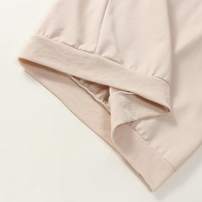 Karwuiio Mommy and Me Family Matching Outfits Halloween Pumpkin Print Sweatshirt Long Sleeve Pullover Tops (Women, XL, Beige Brown)