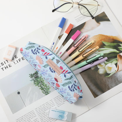 Mr. Pen- Cute Pencil Case Pouch, Summer Design, Multipurpose Canvas Bible Pencil Pouch