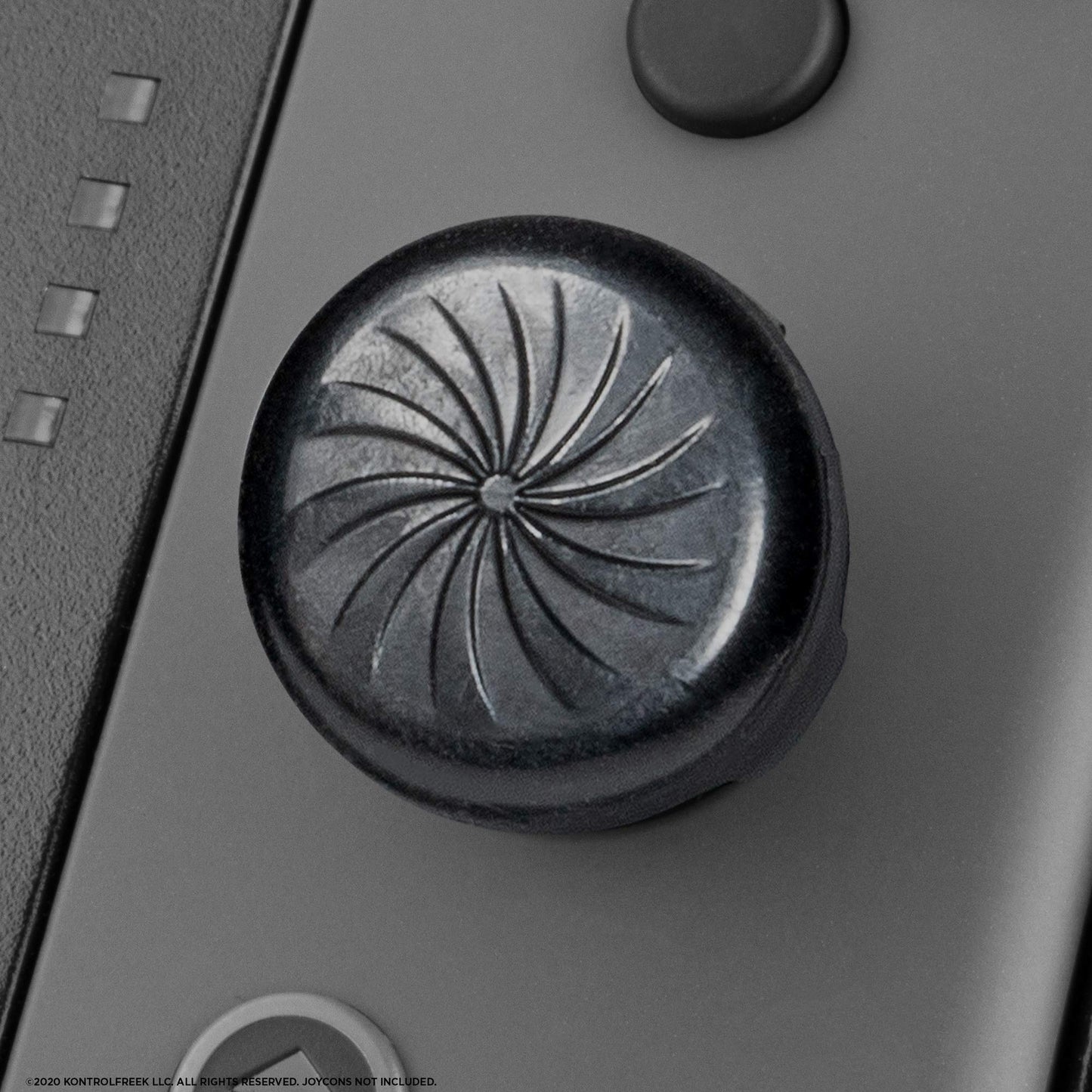 KontrolFreek Eclipse for Nintendo Switch Joy-Con and Switch Lite | 2 Performance Thumbsticks | 2 Low-Rise Convex | Black