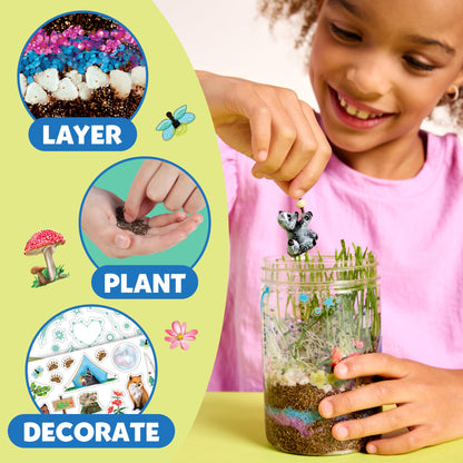 Creativity for Kids Grow 'N Glow Terrarium Kit - Educational Science Kits, Kids Gifts for Boys and Girls, Craft and STEM Projects (Ages 6+)