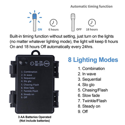 Juegoal Lighted Artificial Halloween Black Christmas Tree, 4FT Black Tinsel Pine Tree with 70 LED Purple Lights, 8 Modes & Timer for Home Party Decorations