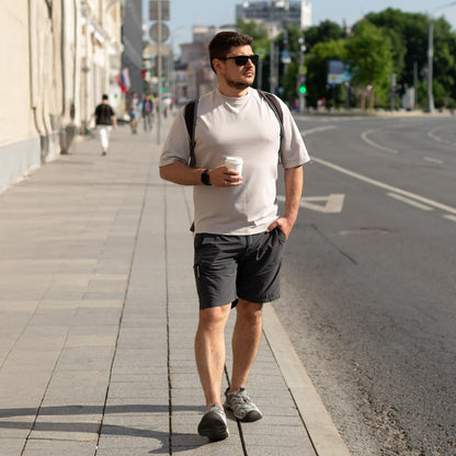 DREAM PAIRS Men's Sandals Hiking Water Sport Athletic Beach Outdoor Comfortable Casual Closed Toe Summer Sandal Shoes,Size 10.5,Light Grey,DMUMST2505